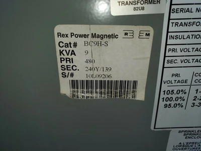 USED Rex Power Magnetics BC9H-S
