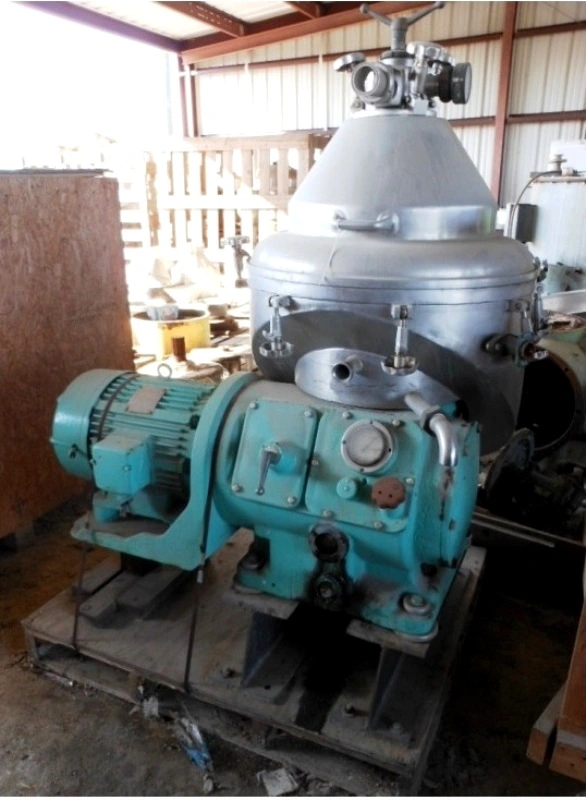 (2) Alfa-Laval BRPX 309 SGT-34-60 clarifiers, 316SS.