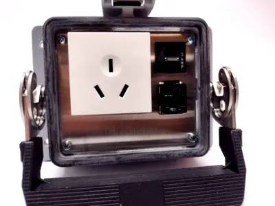DCH1-RJ45-R-32 | Mencom  Panel Interface Connector With China 10AMP Outlet RJ45 3A - New Other