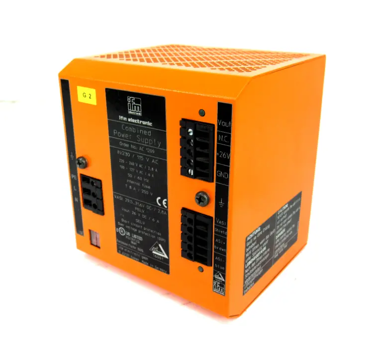 Used IFM ELECTRONIC AC 1209 Power Supplies Kentucky US | Industrial Parts R Us Inc. #356473