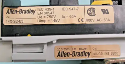 USED Allen-Bradley 140-GS41163