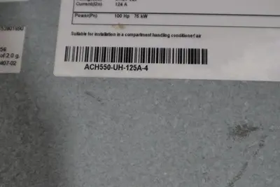 ABB ACH550-UH-125A-4 AC DRIVE 550 SERIES 3 PHASE 380-480 V AC STOCK HP143