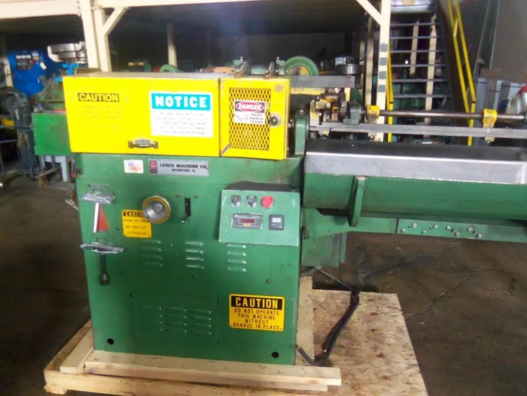 Used LEWIS 2SV5 WIRE STRAIGHTENER & CUT OFF (14570) Wire Straighteners & Cut-Offs Connecticut US | Machinery International LLC #371927