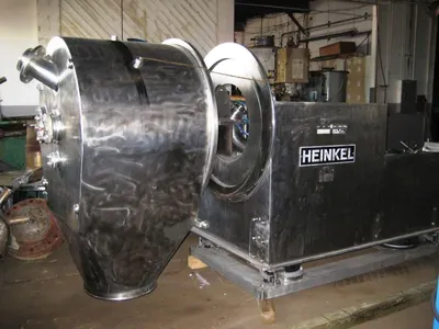 Heinkel HF 800 Inverting Filter centrifuge, Hastelloy C22.