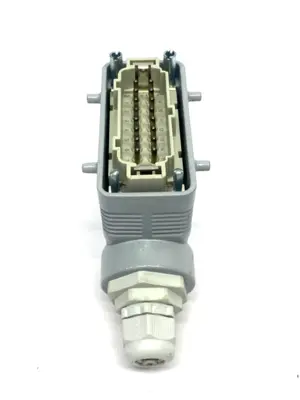 USED ILME CABLE HOOD, C-TYPE, 4-PEGS W/ 16-PIN MALE INSERT