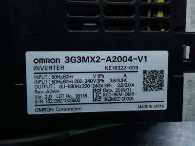 Used OMRON 3G3MX2A2004V1 Power Inverters | HGR 24 #747978