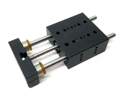 USED DESTACO ROBOHAND BLOCK THRUSTER LINEAR SLIDE, SHORT BODY