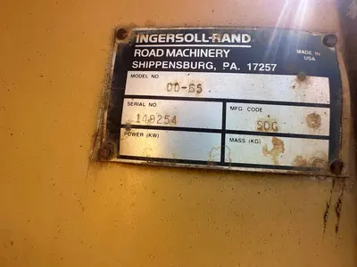 Used 1996 INGERSOLL-RAND DD65 Tandem Rollers New Jersey US | Proxy Equipment #1426016