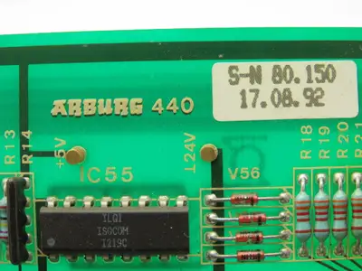 Arburg 440 Circuit Board Slot Card from Injection Molding Machine