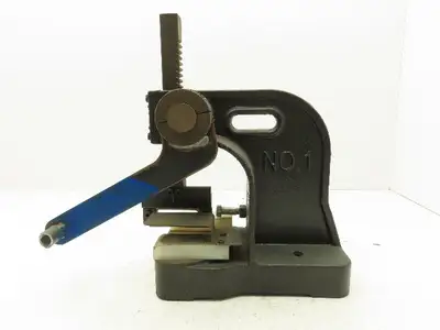 Palmgren Model No 1 Modified Bench Top Arbor Press 1 Ton 4" Throat 6" Stroke