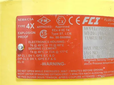 USED FLUID COMPONENTS INTL ST98-23MT01E0CD0