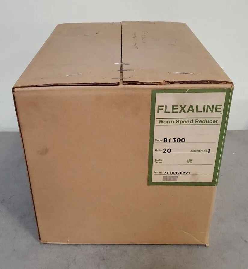 GROVE GEAR FLEXALINE B1300 Ratio 20 Worm Speed Reducer. 4F-33