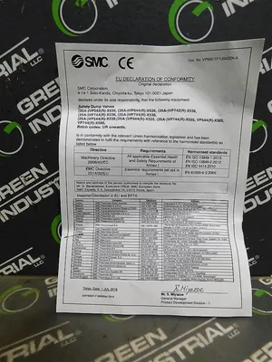 USED SMC VP744-5DZ1-04N-M-X538