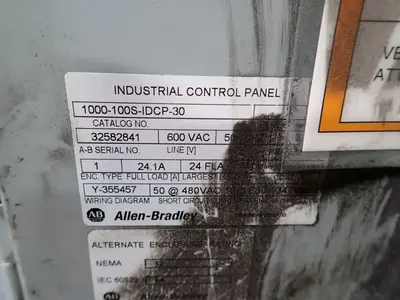 Rockwelll Automation Industrial Control Panel