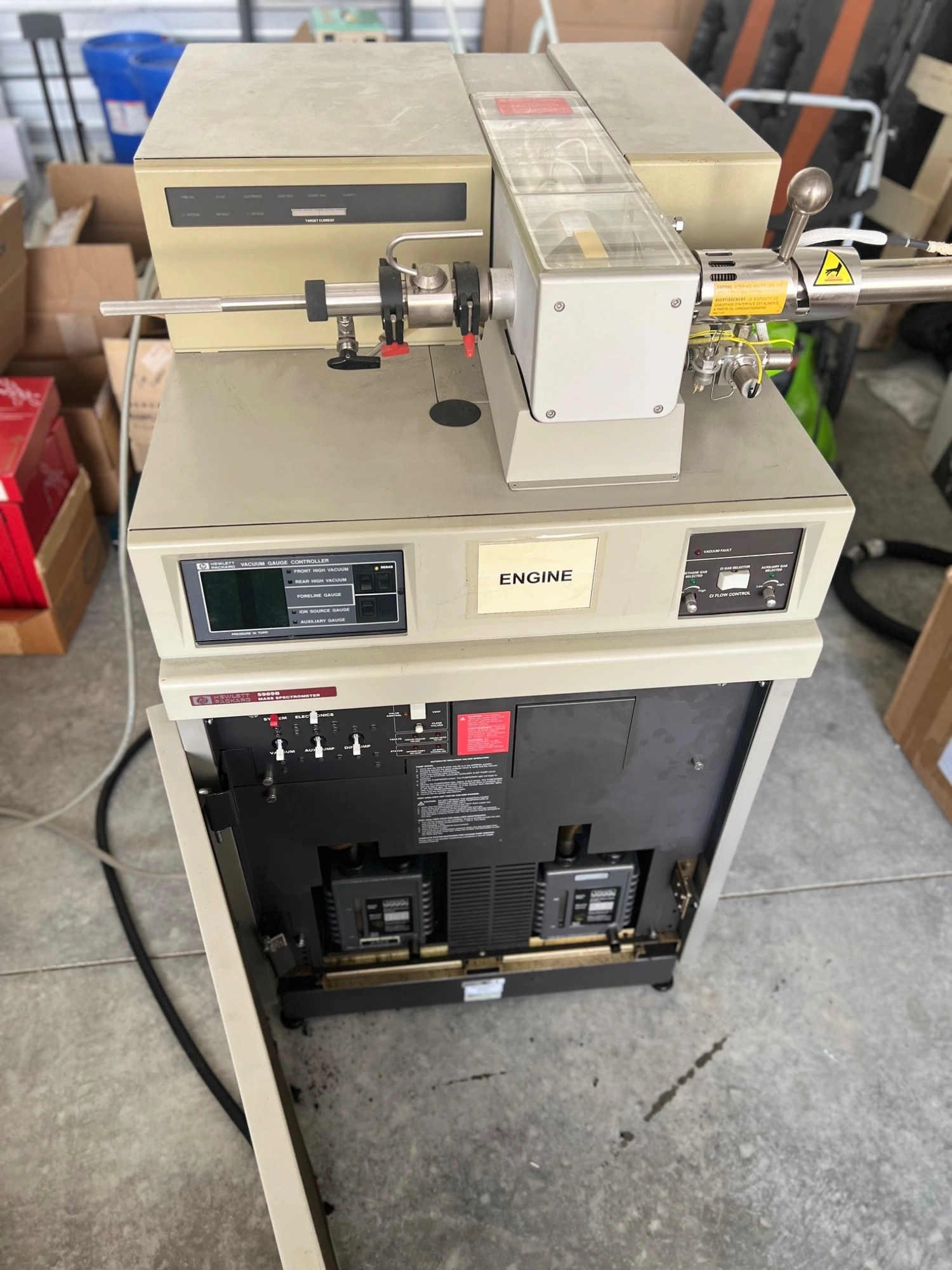 USED HEWLETT-PACKARD AGILENT 5989B MASS SPECTROMETER
