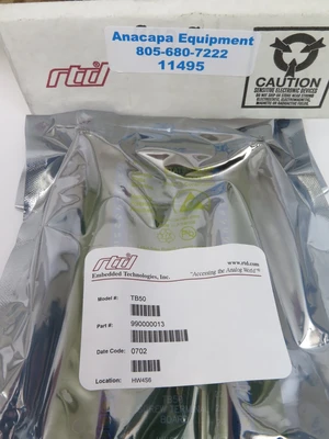 New | in-Stock rtd Embedded Technologies TB50 Miscellaneous Equipment (Electrical & Power) California US | ANACAPA EQUIPMENT BROKERS, INC #1299959