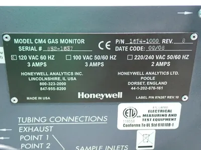 Used HONEYWELL ANALYTICS 18741000 Gas Monitors Ohio US | HGR 24 #755422