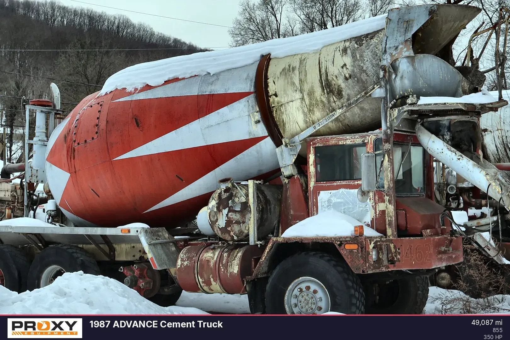 Used 1987 ADVANCE CEMENT TRUCK Concrete Mixer Trucks Pennsylvania US | Proxy Equipment #1383020