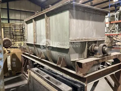 Used UNKNOWN MANUFACTURER USED 96 INCH LENGTH PLASTICS MIXER Horizontal Mixers Pennsylvania US | US Recycling Equipment #1293134
