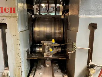 20" WIDE x 22" x 4-HI BLISS 100 HP POWERED ROLLING MILL: YOBRO #23828