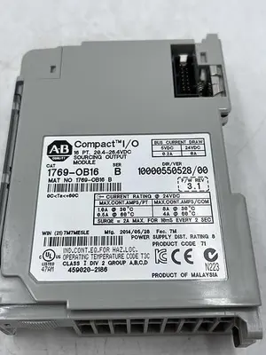 Used ALLEN-BRADLEY ALLEN-BRADLEY 1769-OB16 SER B PLC Input & Output | ND Industrial Surplus #1214333