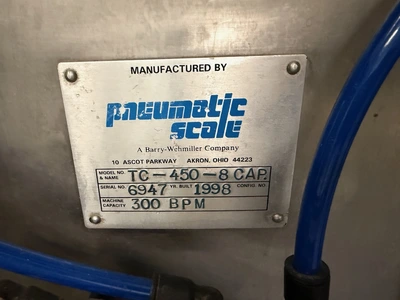 Used _UNKNOWN_ _UNKNOWN_ Cappers - Pluggers - Fitments Rhode Island US | Federal Equipment Company #1344422
