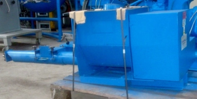 S/S Chronos Richardson screw feeder 100mm dia x 1000 mm long