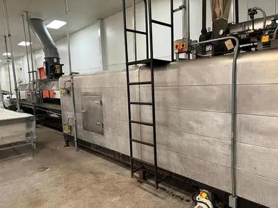 Used APV 1 METER X 50FT DUAL BURNER SINGLE ZONE CONVECTION OVEN Conveyor Ovens Texas US | Bakery Machinery and Engineering #1770406