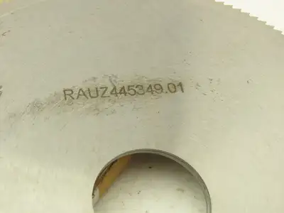 Metso RAUZ445349 D1 Blades Right Handed Beveled One Side 6-1/4" OD Lot of 4
