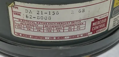 New | in-Stock MERCOID DA-21-156 Miscellaneous Equipment (Electrical & Power) | Surplus Asset Holdings #1202235