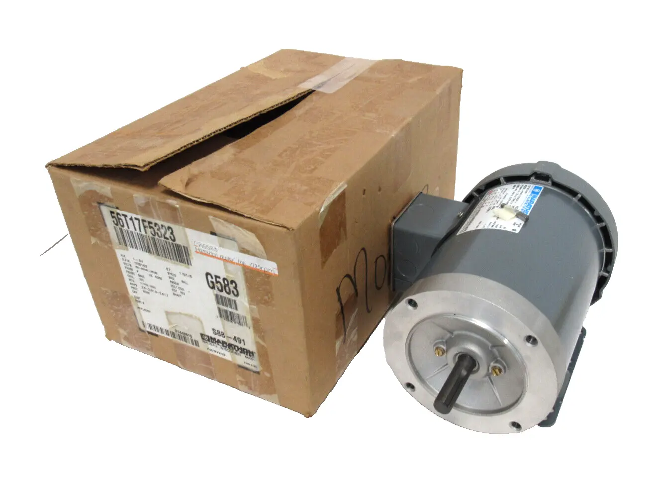 NEW MARATHON G583 MOTOR 1-3/4HP 208-230/460V 56T17F5323 56HC-70 RPM 1725