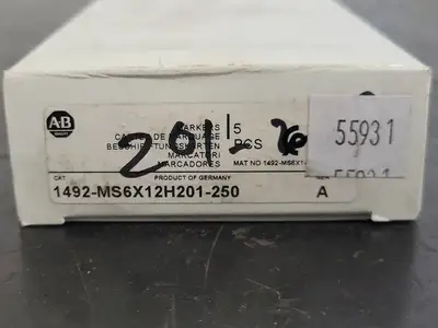 NEW ALLEN-BRADLEY 1492-MS6X12H201-250