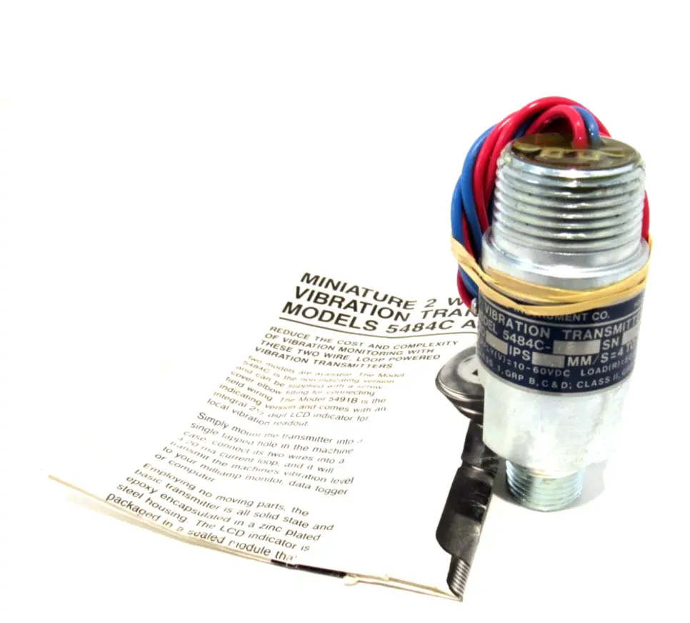 NEW METRIX 5484C-021 VIBRATION TRANSMITTER 5484C021