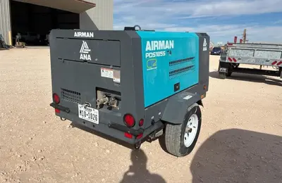Used AIRMAN 185 CFM Air Compressors, Portable Texas US | Mitsubishi HC Capital America #1362979