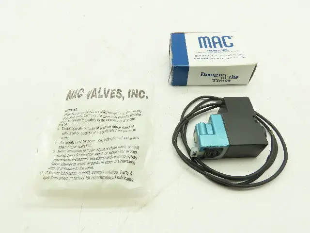 MAC 130B-501CA Solenoid Valve 24VDC Coil