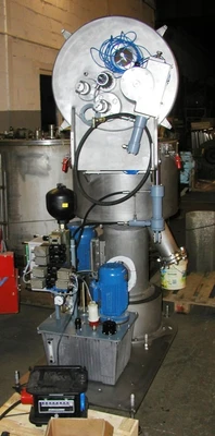 GFT V-50U 500/340 perforate basket centrifuge, Alloy 22.
