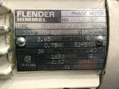USED FLENDER ZF 112G71M4L4