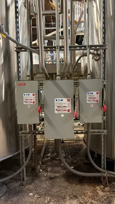 DYM 10bbl 4-vessel Electric Brewhouse w/direct fire firebox