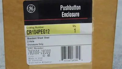 General Electric CR104PEG12 Heavy Duty Pushbutton Enclosure Series A New NIB