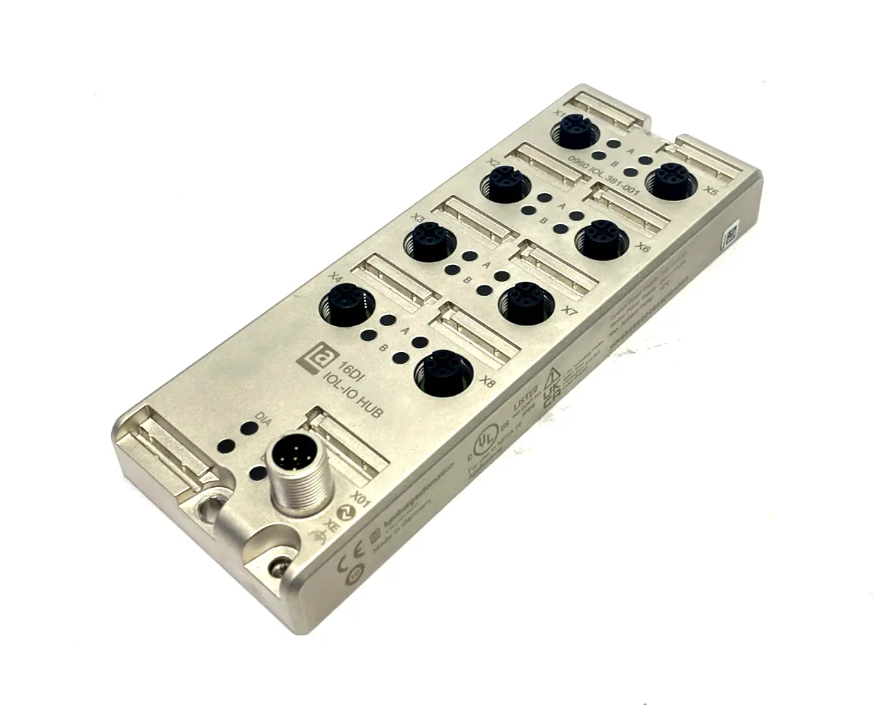USED LUMBERG AUTOMATION 381-001 8-PORT IOL-IO