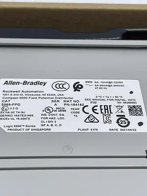New | in-Stock ALLEN-BRADLEY ALLEN-BRADLEY 5069-FPD SER A PLC Input & Output | ND Industrial Surplus #1213403