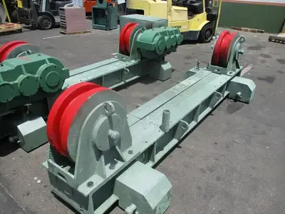 Romar heavy duty welding turning rolls with idler