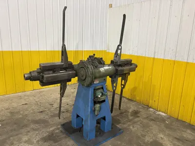 2,000 LBS X 12" LITTELL MODEL #20-12 DOUBLE END PULL OFF UNCOILER COIL REEL: STOCK #23716