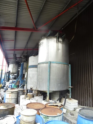 7,000L S/S Enclosed Mixing Tank with 7.5 kw Gate Paddle Mixer