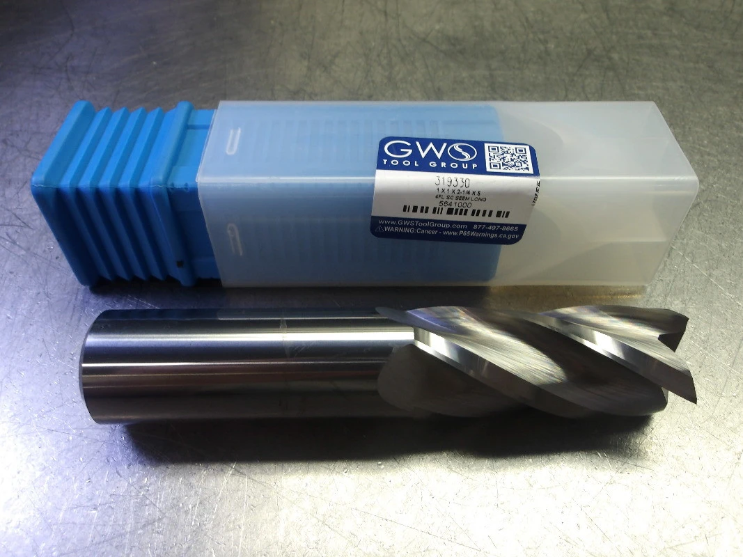 GWS 1" 4 Flute Carbide Endmill 1" Shank 319330 (LOC2426)