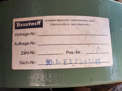 Barrel for Berstorff 150mm Pin Barrel Extruder