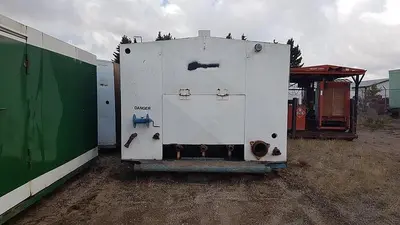 USED OILWELL S-856-10, (FORMERLY S-824-10) 5 3/4 X 8 TRIPLEX MUD / FRAC PUMP PACKAGE