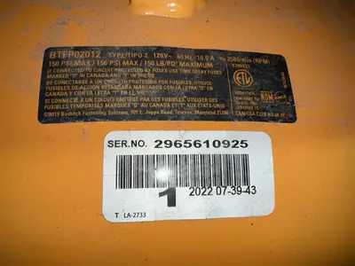 Used BOSTITCH BTFP02012 Miscellaneous MRO Ohio US | HGR 24 #1404832