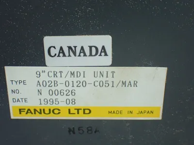 Used FANUC A02B0120C051/MAR CNC & N/C Controls Ohio US | HGR 24 #885635