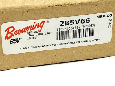 New | in-Stock Browning V-Belt Pulley 2-Groove 0.5"-2.4375" Bushing Range 6.88" OD Tooling & Accessories (Other) Michigan US | Maverick Industrial Sales #1392629